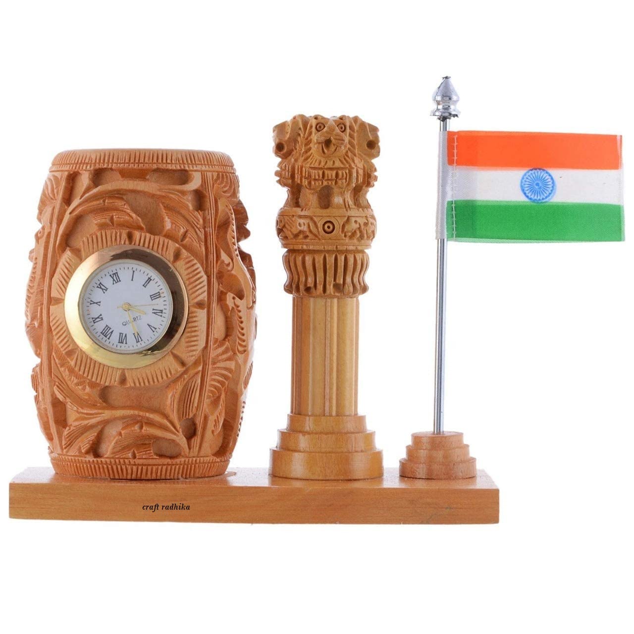 Craft Radhika Wooden Pen stand for Office
