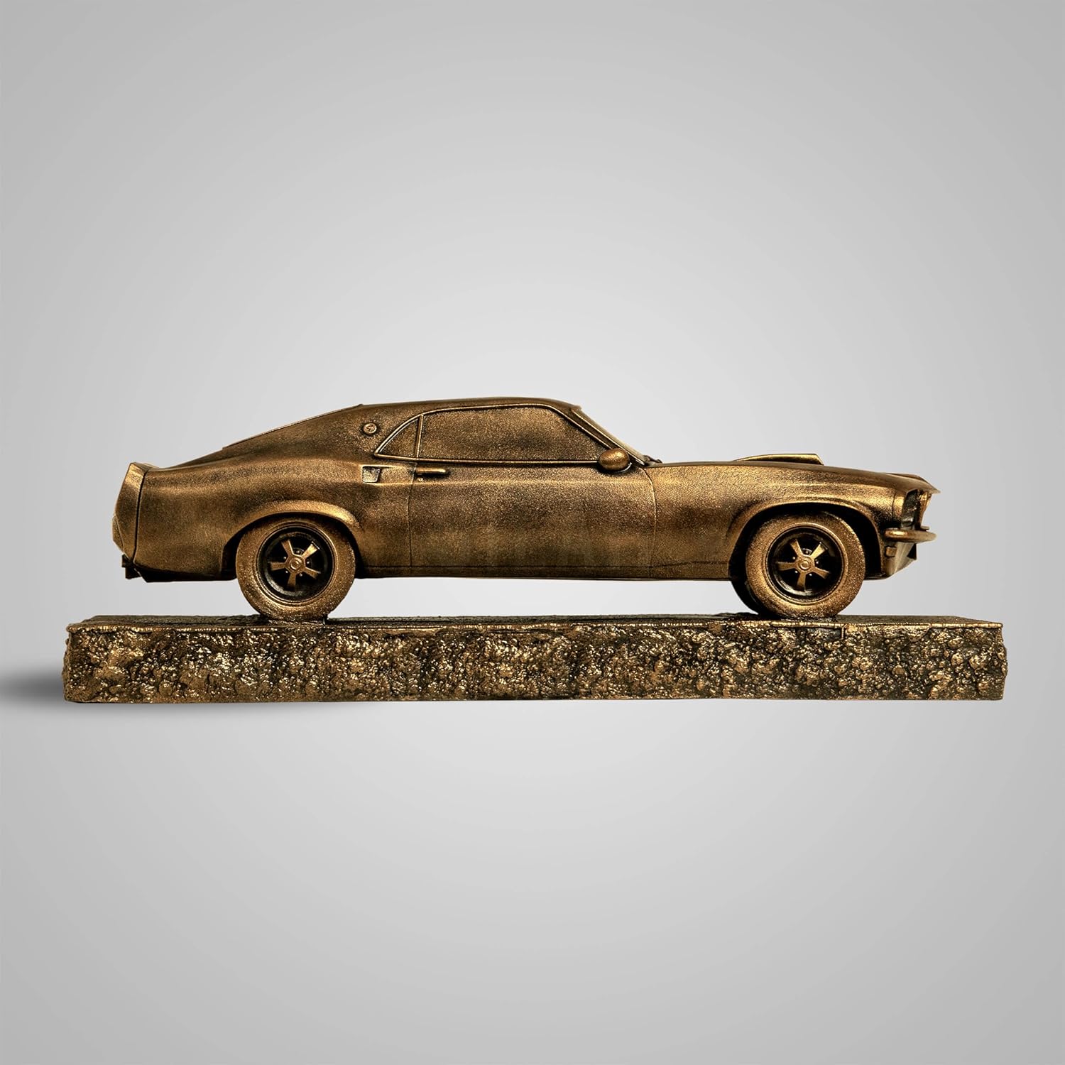 Ford Mustang 1969 Car Sculpture Antique Bronze