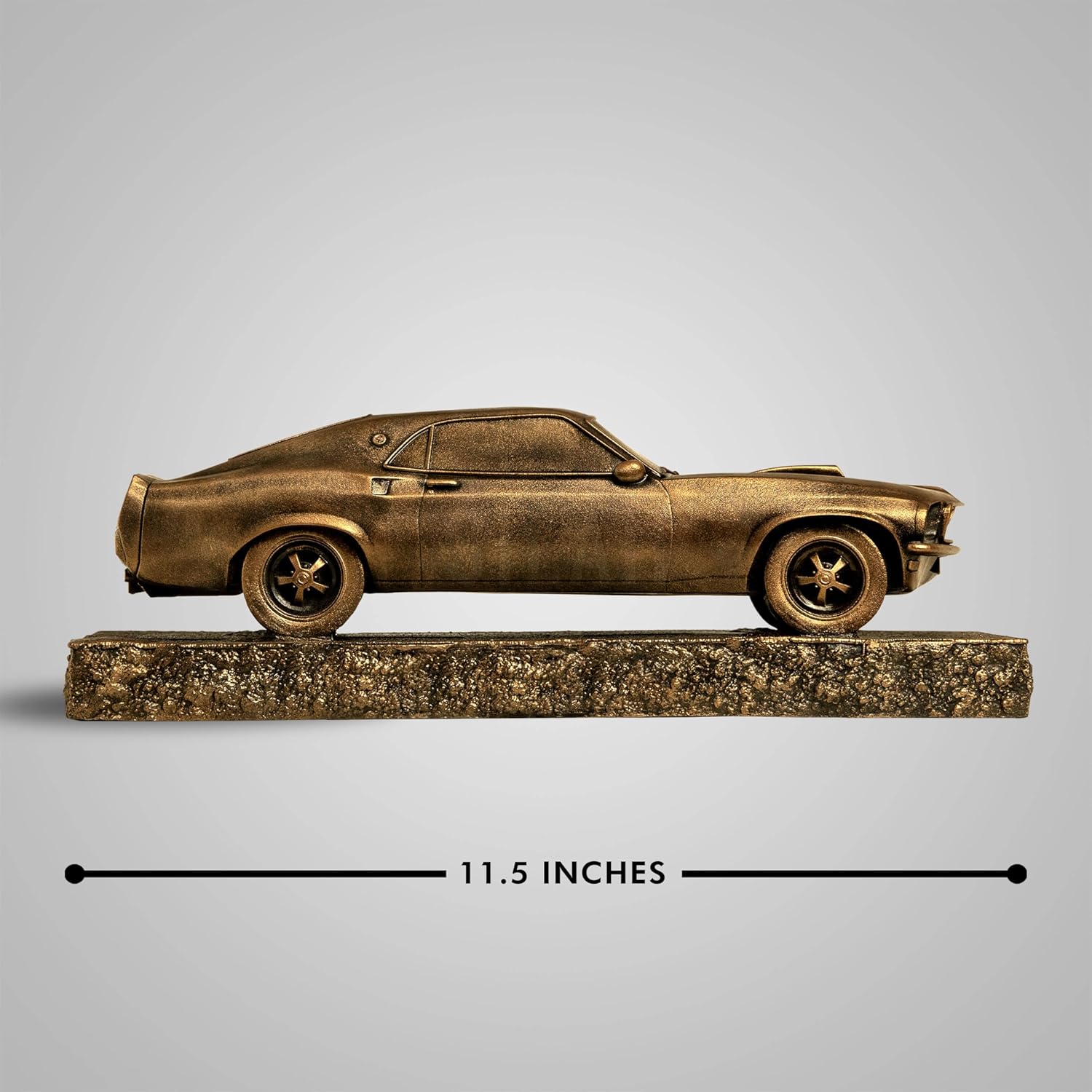 Ford Mustang 1969 Car Sculpture Antique Bronze